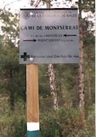 Wegweiser zum Montserrat
