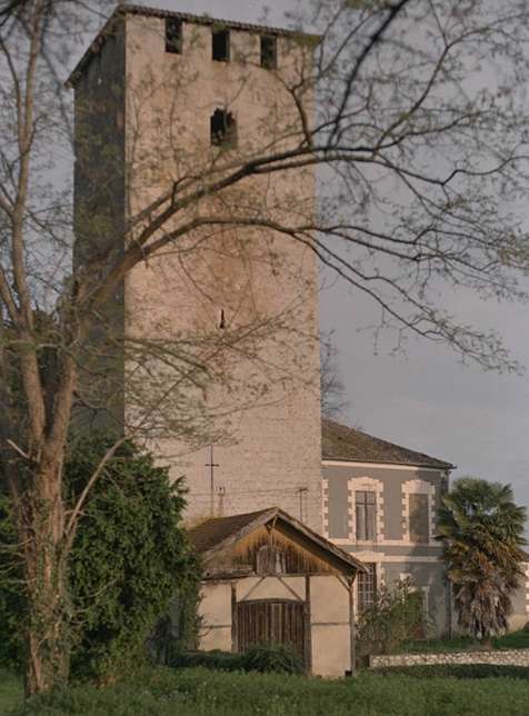 Der alte Wachtturm von Lamothe
