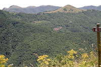 Berglandschaft in Ligurien