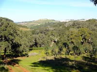 Blick auf Burg von Santiago do Cacém